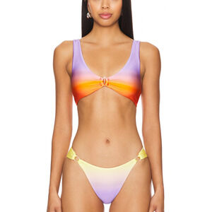 Astrid Bikini Top SIMKHAI brand:SIMKHAI Size M multi color 16103